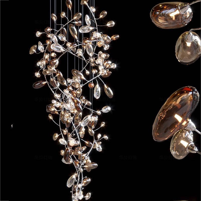 Ethereal Bubble Cascade Chandelier for Modern Luxury Spaces