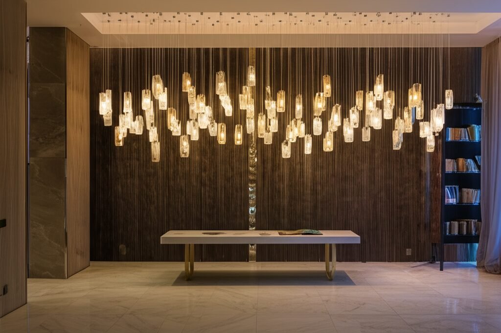 Artistic Glass Lighting for Villas: Selecting Themes for Villa Lighting