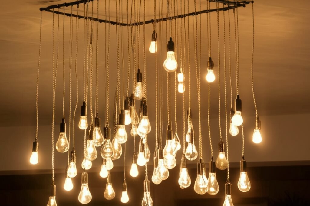 DIY Branch Chandeliers: Safety Tips for DIY Lighting