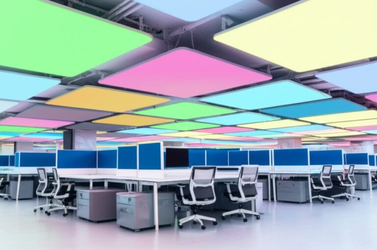 Creative Custom Fluorescent Light Covers for Your Office
